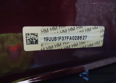 2015 Acura Tlx z USA, uszkodzony, nr VIN 19UUB1F37FA028627